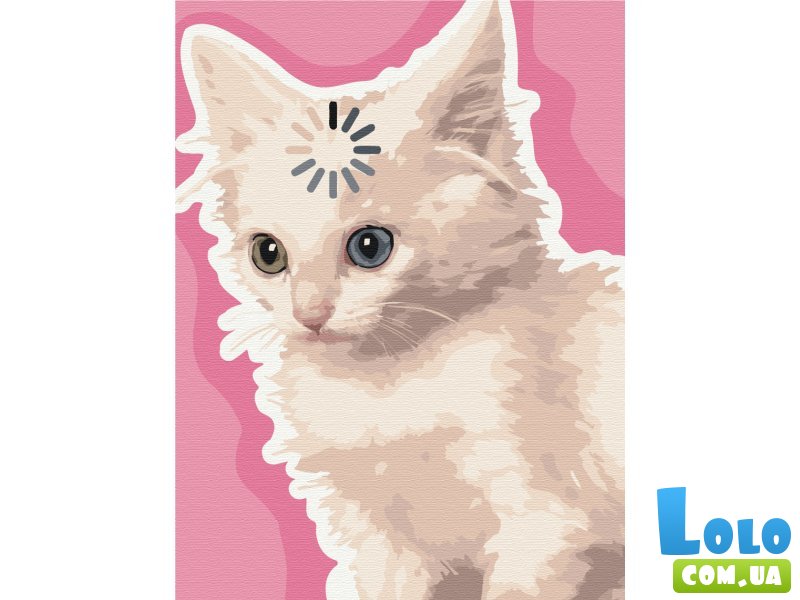 Картина по номерам Мыслящий кот, Brushme (30х40 см)