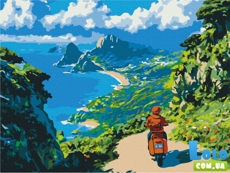 Картина по номерам К горизонту, Brushme (30x40 см)