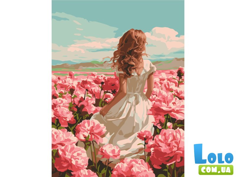 Картина по номерам Мечты среди цветов, Brushme (30х40 см)