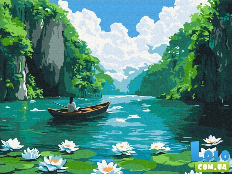 Картина по номерам Где царит мир, Brushme (30х40 см)