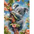 Картина по номерам Коала среди цветов, Brushme (30х40 см)
