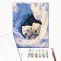 Картина по номерам Белые медведи, Brushme (40х50 см)
