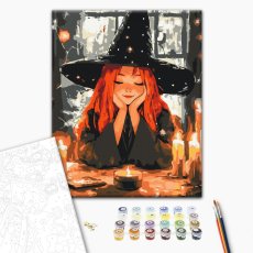 Картина по номерам Ночь ведьмы, Brushme (30х40 см)