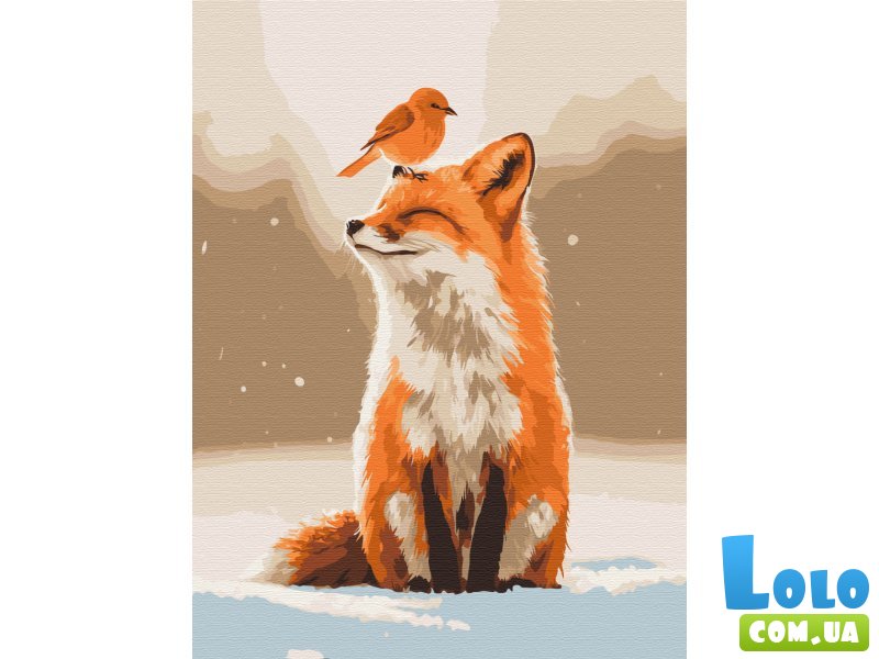 Картина по номерам Друзья зимы, Brushme (30х40 см)
