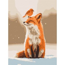 Картина по номерам Друзья зимы, Brushme (30х40 см)