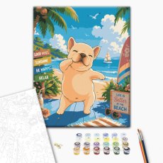 Картина по номерам Пляжный денс, Brushme (30х40 см)