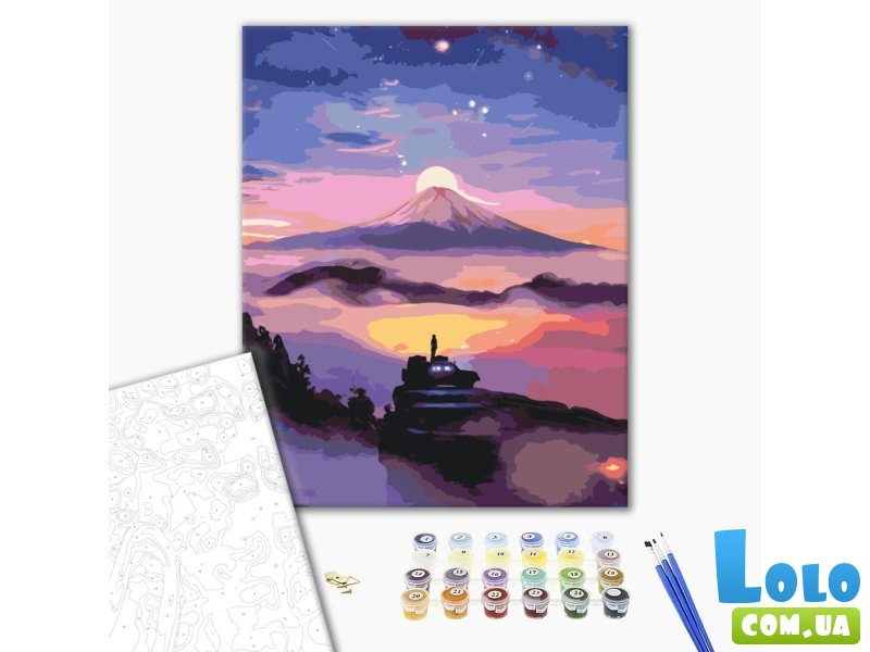 Картина по номерам Сиреневый закат, Brushme (40х50 см)