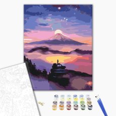 Картина по номерам Сиреневый закат, Brushme (40х50 см)