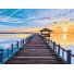 Картина по номерам Мост на закате, Brushme (30х40 см)