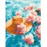 Картина по номерам Водные пионы, Brushme (30х40 см)