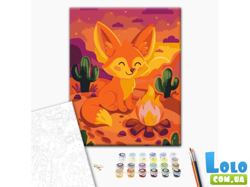 Картина по номерам Путешествия лисенка ©Татьяна Шевцова, Brushme (30х40 см)