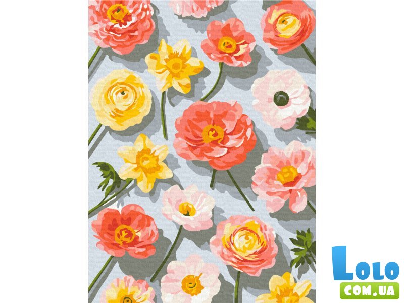 Картина по номерам Утро цветов, Brushme (30х40 см)