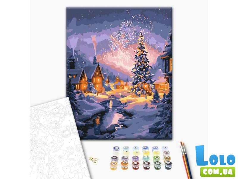 Картина по номерам Праздничный момент, Brushme (40х50 см)