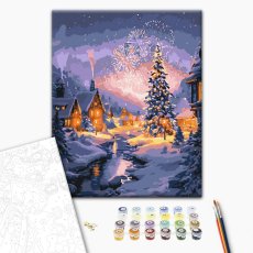 Картина по номерам Праздничный момент, Brushme (40х50 см)