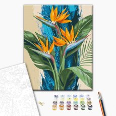 Картина по номерам Тропические стрелиции, Brushme (40х50 см)