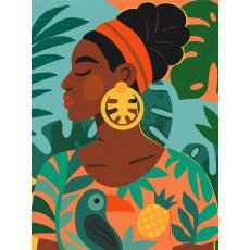 Картина по номерам Дочь солнца ©Татьяна Шевцова, Brushme (30х40 см)