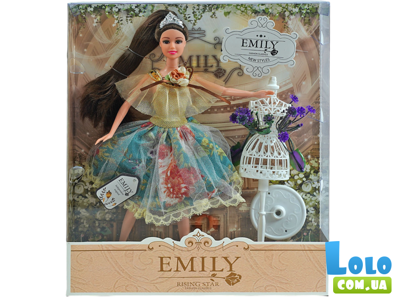 Кукла Emily с манекеном и диадемой