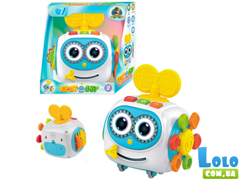 Бизикуб музыкальный сказочник Крутобот 2в1, WToys