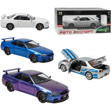Машина металлопластиковая Nissan Skyline GT-R, АвтоЕксперт (в ассортименте)