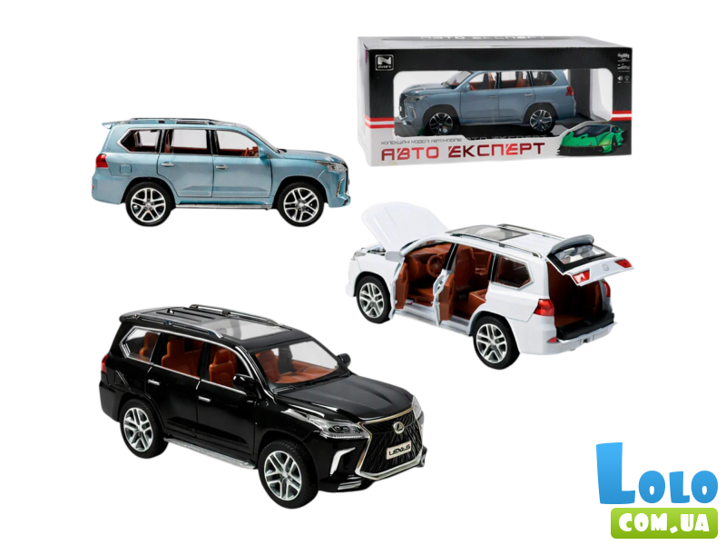 Машина металлопластиковая Lexus LX570, АвтоЕксперт (в ассортименте)