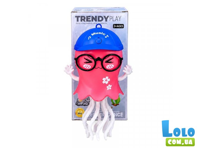 Интерактивная игрушка Танцующий осьминог (красный)