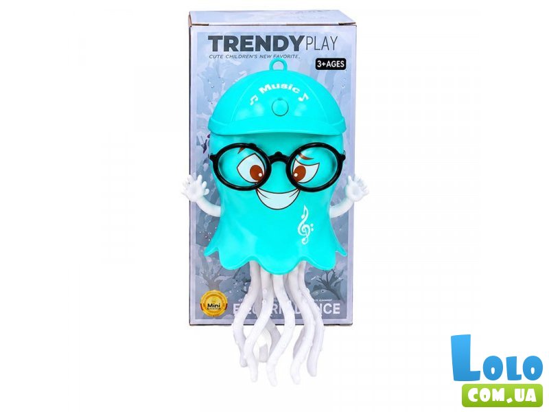 Интерактивная игрушка Танцующий осьминог (голубой)