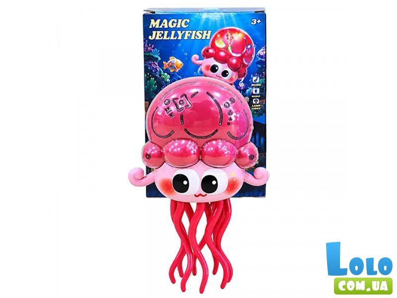 Интерактивная игрушка Танцующая медуза (красная)