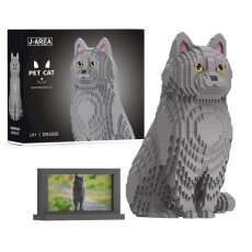 Конструктор Британская короткошерстная кошка Pet Cat, J-AREA (DMG008), 2903 дет.
