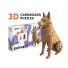Картонный 3D пазл Овчарка, Cartonic, 111 эл.