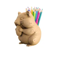 Картонный 3D пазл Хомяк-органайзер, Cartonic, 104 эл.