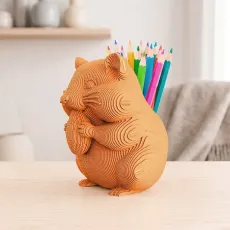 Картонный 3D пазл Хомяк-органайзер, Cartonic, 104 эл.