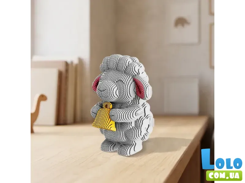 Картонный 3D пазл Ягненочек, Cartonic, 83 эл.