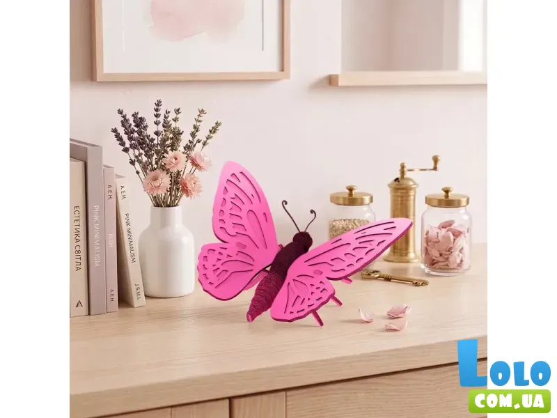 Картонный 3D пазл Бабочка, Cartonic, 120 эл.