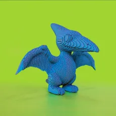 Картонный 3D пазл Птеродактиль, Cartonic, 149 эл.