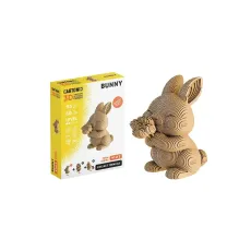 Картонный 3D пазл Зайчик (BUNNY), ​​Cartonic, 93 эл.