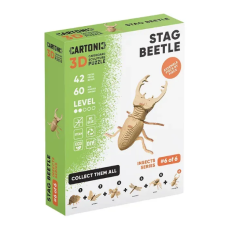 Картонный 3D пазл Жук-олень, Cartonic, 42 эл.