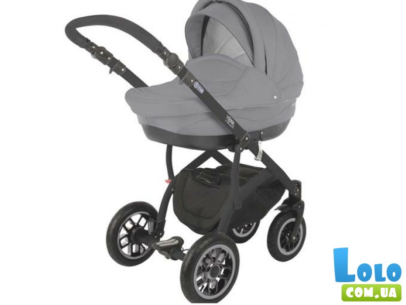 Универсальная коляска 2 в 1 Adamex York 135J (серая)