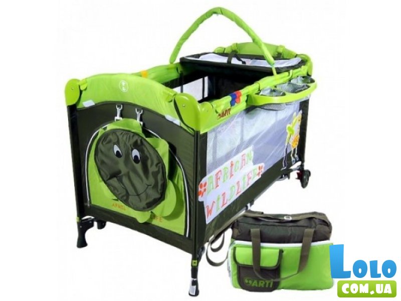 Манеж-кровать Arti Delux Plus Green, зеленый