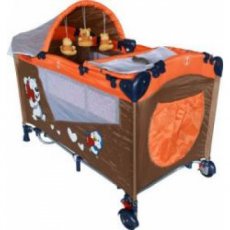 Кроватка-манеж Arti L5 Max Orang/Brown (оранжевая с коричневым)