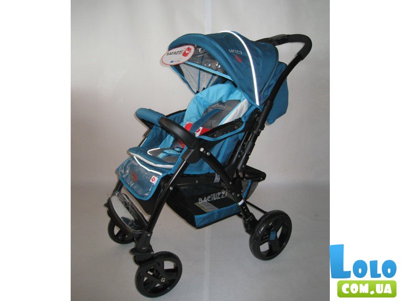 Прогулочная коляска Baciuzzi B8.4W Blue (бирюзовая)