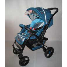 Прогулочная коляска Baciuzzi B8.4W Blue (бирюзовая)