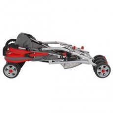 Прогулочная коляска-трость Quatro Mini 01 (красная с серым)