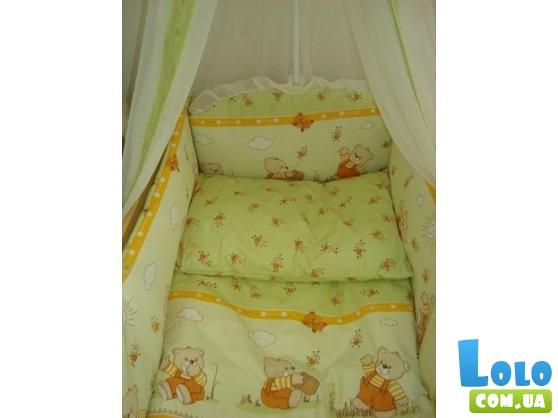 Комплект постельного белья Twins Comfort С-009 Медуны, зеленый