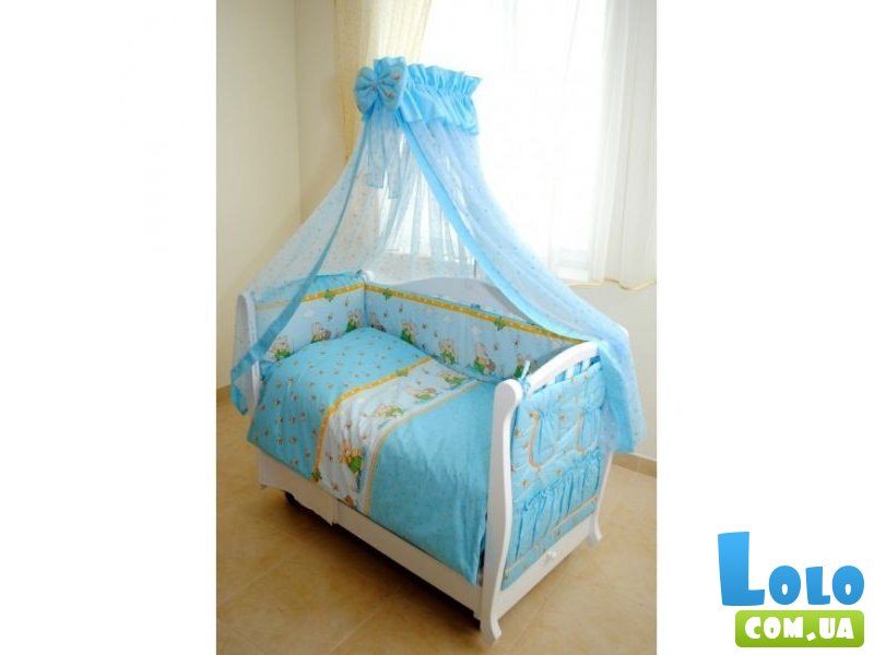 Комплект постельного белья Twins Comfort С-011 Медуны, голубой