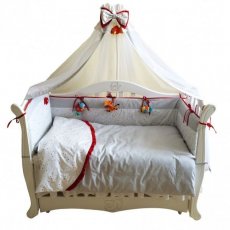 Постельный комплект Twins Premium P-001 Starlet, серый