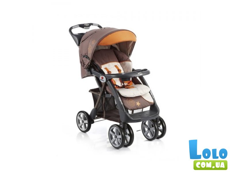 Прогулочная коляска Geoby C879СR-R4BB (коричневая с бежевым)