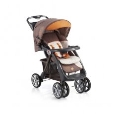 Прогулочная коляска Geoby C879СR-R4BB (коричневая с бежевым)