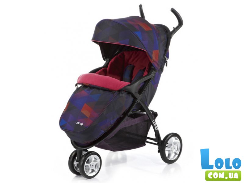 Прогулочная коляска Geoby C409-W3HZ (синяя), с узором