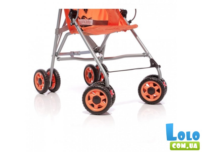 Прогулочная коляска Geoby D222-R4OT (оранжевая)