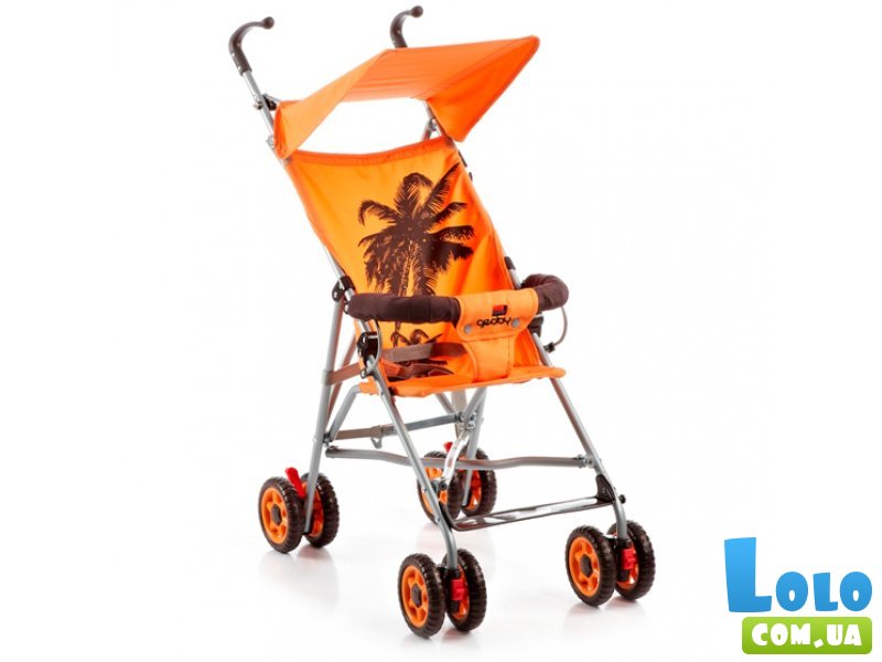 Прогулочная коляска Geoby D222-R4OT (оранжевая)